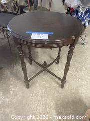 MaxSold Auction: Vintage Pub Style Table - East Fallowfield Township (Pennsylvania, USA) SELLER MANAGED Downsizing Online Auction - Mink Hollow Road