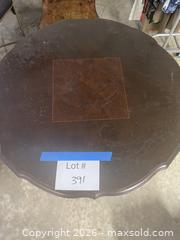 MaxSold Auction: Vintage Pub Style Table - East Fallowfield Township (Pennsylvania, USA) SELLER MANAGED Downsizing Online Auction - Mink Hollow Road