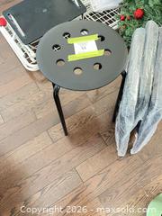 MaxSold Auction: IKEA MARIUS stool in black (4) - Ottawa (Ontario, Canada) PARTNER MANAGED Downsizing Online Auction - Gladwin Crescent