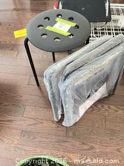 MaxSold Auction: IKEA MARIUS stool in black (4) - Ottawa (Ontario, Canada) PARTNER MANAGED Downsizing Online Auction - Gladwin Crescent
