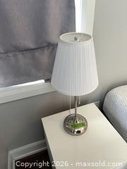 MaxSold Auction: IKEA ÅRSTID table lamp, nickel plated/white (2) - Ottawa (Ontario, Canada) PARTNER MANAGED Downsizing Online Auction - Gladwin Crescent