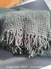 MaxSold Auction: Two pillows and throw blanket - Ottawa (Ontario, Canada) PARTNER MANAGED Downsizing Online Auction - Gladwin Crescent