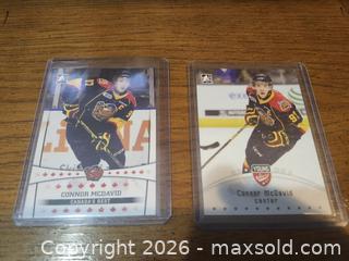 MaxSold Auction: Connor McDavid Young Stars Hockey rookie Trading Cards (2) 2015 - Peachland (British Columbia, Canada) SELLER MANAGED Downsizing Online Auction - Princeton Avenue