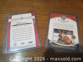 MaxSold Auction: Connor McDavid Young Stars Hockey rookie Trading Cards (2) 2015 - Peachland (British Columbia, Canada) SELLER MANAGED Downsizing Online Auction - Princeton Avenue