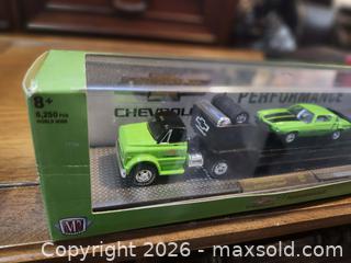 MaxSold Auction: M2 Machines Chevrolet Performance 1:64 Green Truck & Camaro Set hotwheels - Peachland (British Columbia, Canada) SELLER MANAGED Downsizing Online Auction - Princeton Avenue