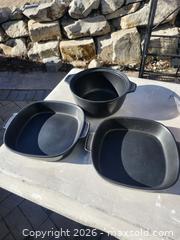 MaxSold Auction: Maxwell & Williams Stoneware Bakeware Set of 3 Black - Peachland (British Columbia, Canada) SELLER MANAGED Downsizing Online Auction - Princeton Avenue