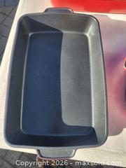 MaxSold Auction: Maxwell & Williams Stoneware Baking Dish Set of 3, Red/Black - Peachland (British Columbia, Canada) SELLER MANAGED Downsizing Online Auction - Princeton Avenue