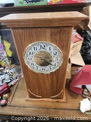 MaxSold Auction: Oak Mantel/Table Clock , jewelry with content - Peachland (British Columbia, Canada) SELLER MANAGED Downsizing Online Auction - Princeton Avenue