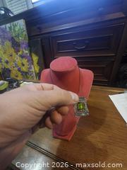 MaxSold Auction: Sterling Silver Peridot Necklace - Peachland (British Columbia, Canada) SELLER MANAGED Downsizing Online Auction - Princeton Avenue