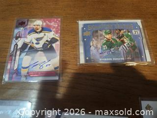MaxSold Auction: Upper Deck Hockey Autographed Trading Cards 5 cards lot - Peachland (British Columbia, Canada) SELLER MANAGED Downsizing Online Auction - Princeton Avenue