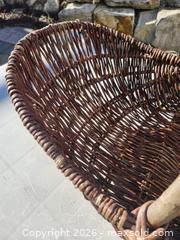 MaxSold Auction: Vintage vines handwoven Harvest Basket - Peachland (British Columbia, Canada) SELLER MANAGED Downsizing Online Auction - Princeton Avenue