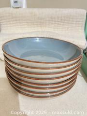 MaxSold Auction: Brand New Denby Heritage Stoneware Pasta Bowls, Set of 8  - 8.5” dia - Burlington (Ontario, Canada) SELLER MANAGED Downsizing Online Auction - Taylor Crescent