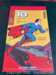 MaxSold Auction: Canada Post 45¢ Superheroes Comic Art Stamp Booklet (10 stamps) - Burlington (Ontario, Canada) SELLER MANAGED Downsizing Online Auction - Taylor Crescent
