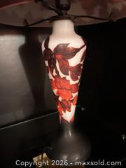 MaxSold Auction: Lamp B — Emile Galle Cameo Glass Table Lamp, 23 in - Burlington (Ontario, Canada) SELLER MANAGED Downsizing Online Auction - Taylor Crescent