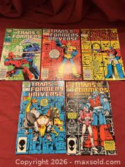 MaxSold Auction: Lot of 5 Marvel 25th Anniversary - Transformers Universe Comic Books in Good Condition - Burlington (Ontario, Canada) SELLER MANAGED Downsizing Online Auction - Taylor Crescent