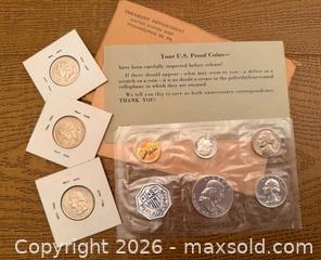 MaxSold Auction: 1960 U.S. coin proof set Philadelphia mint & DE quarters  - Hatboro (Pennsylvania, USA) PARTNER MANAGED Estate Sale Online Auction -  Jacksonville Road