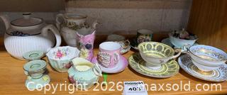 MaxSold Auction: Porcelain cups and saucers  - Hatboro (Pennsylvania, USA) PARTNER MANAGED Estate Sale Online Auction -  Jacksonville Road