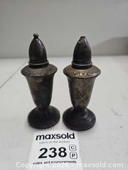 MaxSold Auction: Sterling silver weighted salt and pepper shakers - Hatboro (Pennsylvania, USA) PARTNER MANAGED Estate Sale Online Auction -  Jacksonville Road