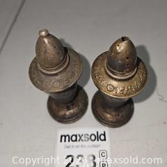 MaxSold Auction: Sterling silver weighted salt and pepper shakers - Hatboro (Pennsylvania, USA) PARTNER MANAGED Estate Sale Online Auction -  Jacksonville Road
