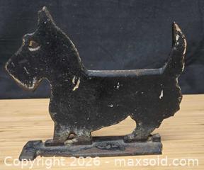 MaxSold Auction: Vintage 1920's Cast Iron Scotty Dog Boot Scraper - Hatboro (Pennsylvania, USA) PARTNER MANAGED Estate Sale Online Auction -  Jacksonville Road