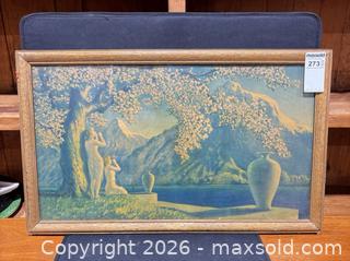 MaxSold Auction: Vintage framed art - Hatboro (Pennsylvania, USA) PARTNER MANAGED Estate Sale Online Auction -  Jacksonville Road