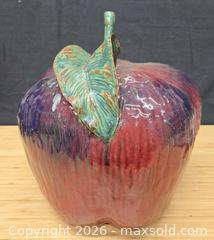 MaxSold Auction: W. Jonston Large Apple Pottery Signed - Hatboro (Pennsylvania, USA) PARTNER MANAGED Estate Sale Online Auction -  Jacksonville Road