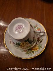 MaxSold Auction: 4 Bone China Teacup & Saucer Sets — Made in England - Toronto (Ontario, Canada) SELLER MANAGED Estate Sale Online Auction - Widdicombe Hill