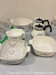 MaxSold Auction: CorningWare Blue Cornflower Bakeware & Coffee Pots - Made in Canada - Toronto (Ontario, Canada) SELLER MANAGED Estate Sale Online Auction - Widdicombe Hill