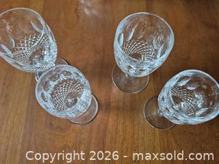 MaxSold Auction: Crystal Decanter with Stopper & 4 Waterford Colleen Glasses - Toronto (Ontario, Canada) SELLER MANAGED Estate Sale Online Auction - Widdicombe Hill