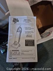 MaxSold Auction: DIRT DEVIL Featherlite Upright Vacuum with Hand Hose - Toronto (Ontario, Canada) SELLER MANAGED Estate Sale Online Auction - Widdicombe Hill