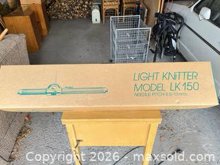 MaxSold Auction: Knitting Machine (6.5 / 13 mm) Studio 4 Star LK 150 Light  - Toronto (Ontario, Canada) SELLER MANAGED Estate Sale Online Auction - Widdicombe Hill