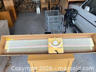 MaxSold Auction: Knitting Machine (6.5 / 13 mm) Studio 4 Star LK 150 Light  - Toronto (Ontario, Canada) SELLER MANAGED Estate Sale Online Auction - Widdicombe Hill