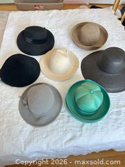 MaxSold Auction: Lot of 7 Women's Hats, Various Brands - Toronto (Ontario, Canada) SELLER MANAGED Estate Sale Online Auction - Widdicombe Hill