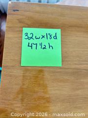 MaxSold Auction: Mid-Century Modern Walnut Veneer Dresser, 5 Drawers and Vanity Table with mirror, 4 Drawer - Toronto (Ontario, Canada) SELLER MANAGED Estate Sale Online Auction - Widdicombe Hill