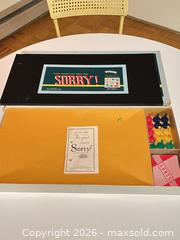 MaxSold Auction: Parker Brothers Sorry! Vintage 1950s Family Board Game - Toronto (Ontario, Canada) SELLER MANAGED Estate Sale Online Auction - Widdicombe Hill