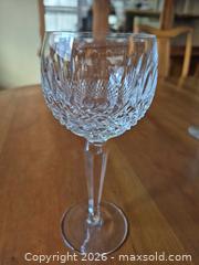 MaxSold Auction: Waterford Hock Wine Glasses Cut Crystal Set of 4 - Toronto (Ontario, Canada) SELLER MANAGED Estate Sale Online Auction - Widdicombe Hill