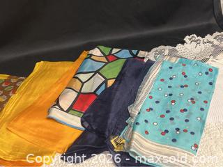 MaxSold Auction: 12 Vintage Silk Scarves Retro Fashion - Campbell (California, USA) SELLER MANAGED Downsizing Online Auction - Dell Avenue