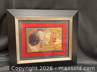 MaxSold Auction: Framed Reproduction Print – Gustav Klimt “The Kiss” - Campbell (California, USA) SELLER MANAGED Downsizing Online Auction - Dell Avenue
