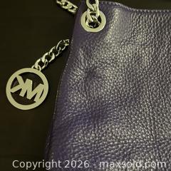 MaxSold Auction: Michael Kors Jet Set Chain  Leather Shoulder Bag – Plum Color - Campbell (California, USA) SELLER MANAGED Downsizing Online Auction - Dell Avenue