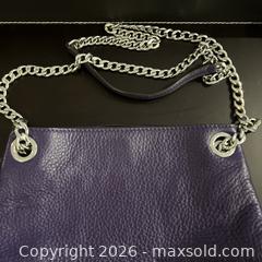 MaxSold Auction: Michael Kors Jet Set Chain  Leather Shoulder Bag – Plum Color - Campbell (California, USA) SELLER MANAGED Downsizing Online Auction - Dell Avenue