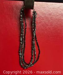 MaxSold Auction: Multi-Strand Hematite Beaded Necklace - Campbell (California, USA) SELLER MANAGED Downsizing Online Auction - Dell Avenue