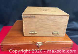 MaxSold Auction: Vintage Cigar Boxes & Advertising Tins – Collectible Lot - Campbell (California, USA) SELLER MANAGED Downsizing Online Auction - Dell Avenue