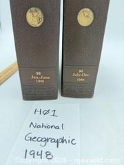 MaxSold Auction: 1948 National Geographic Magazines (2 bound volumes) - Bremerton (Washington, USA) SELLER MANAGED Estate Sale Online Auction - Burwell