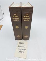 MaxSold Auction: 1953 National Geographic Magazines (2 bound volumes) - Bremerton (Washington, USA) SELLER MANAGED Estate Sale Online Auction - Burwell