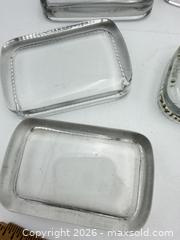 MaxSold Auction: Clear Glass Rectangular Paperweights  - Bremerton (Washington, USA) SELLER MANAGED Estate Sale Online Auction - Burwell