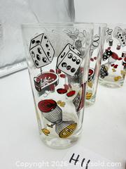 MaxSold Auction: Hazel Atlas Casino Cocktail Set - Bremerton (Washington, USA) SELLER MANAGED Estate Sale Online Auction - Burwell