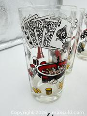 MaxSold Auction: Hazel Atlas Casino Cocktail Set - Bremerton (Washington, USA) SELLER MANAGED Estate Sale Online Auction - Burwell