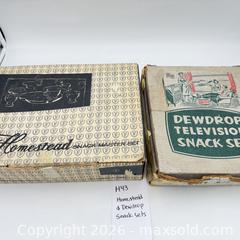MaxSold Auction: Homestead and Dewdrop Snack Sets - Bremerton (Washington, USA) SELLER MANAGED Estate Sale Online Auction - Burwell