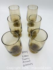 MaxSold Auction: Libbey Tawny Accent Glasses - Bremerton (Washington, USA) SELLER MANAGED Estate Sale Online Auction - Burwell