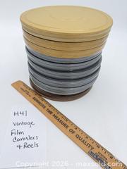 MaxSold Auction: Metal Film Canisters and Reels - Bremerton (Washington, USA) SELLER MANAGED Estate Sale Online Auction - Burwell